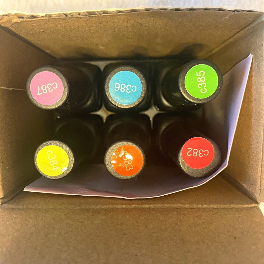 Beetles 6-Color Rainbow Gel Polish Kit Set 0.25 fl oz C382-C386